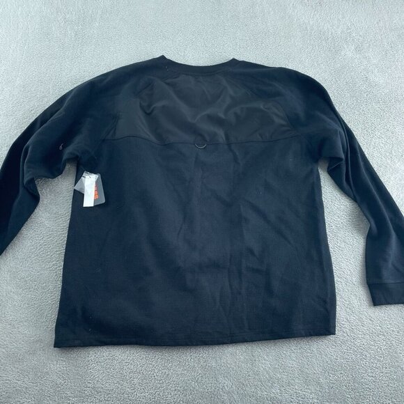 Bass Outdoor XXL Black Performance Thermal Henley Long Sleeve Men NWT 4735 - Picture 2 of 9